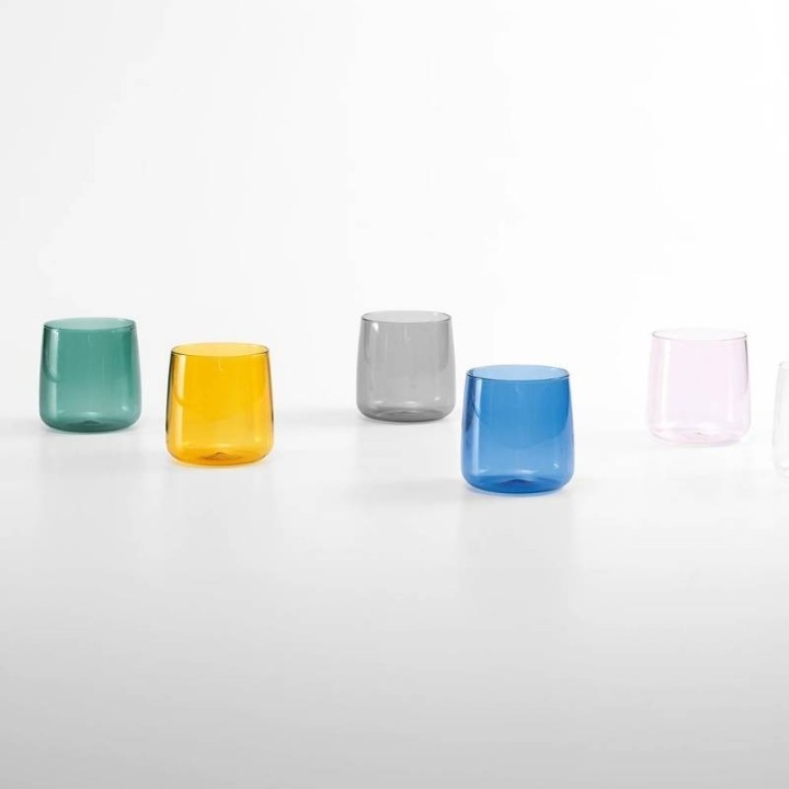Zafferano Set di 6 tumbler No Bilia grigi