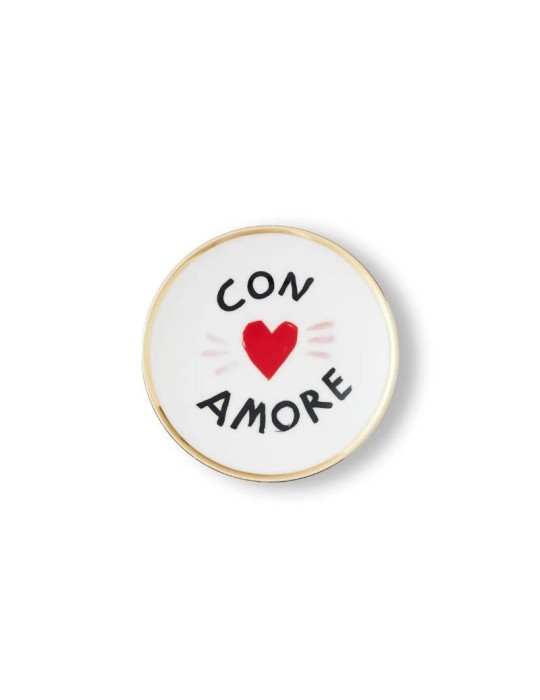 Piatto Con Amore in Porcellana Ø17 cm – Bitossi Home