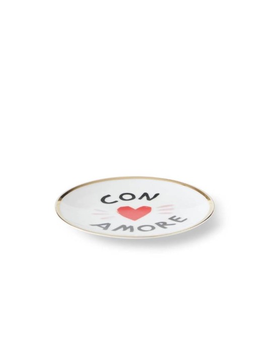 Piatto Con Amore in Porcellana Ø17 cm – Bitossi...