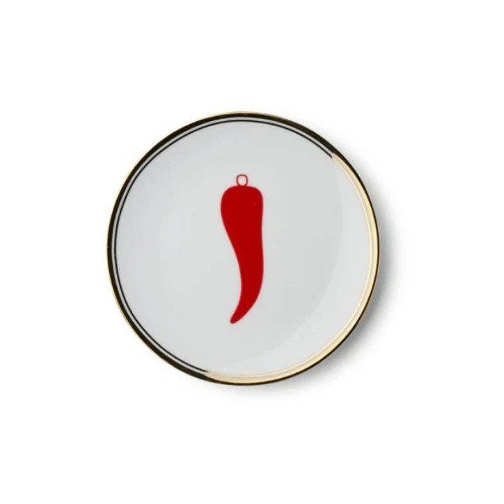 Bitossi Home Piatto decorativo Cornetto portafortuna Ø 17 cm