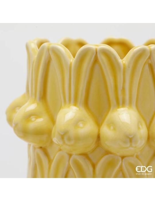 Vaso Conigli Easter Giallo H25 EDG – Vaso...