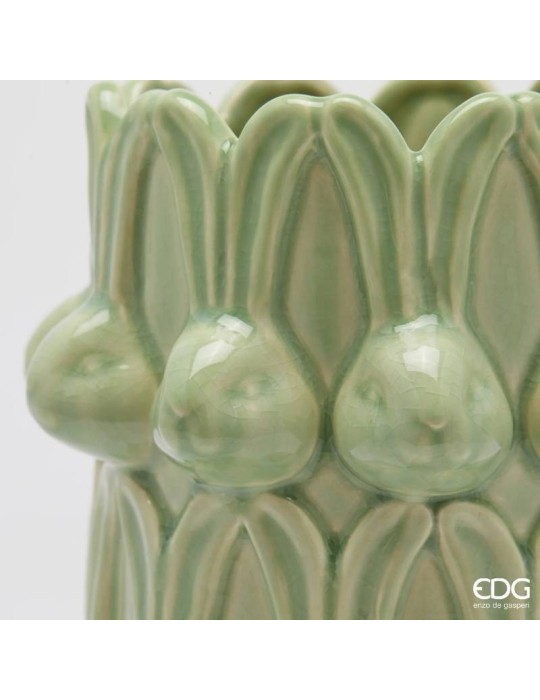 Vaso Conigli Easter Verde H25 EDG – Vaso...