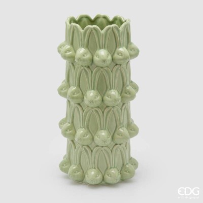 Vaso Conigli Easter Verde H32 EDG – Vaso Decorativo...