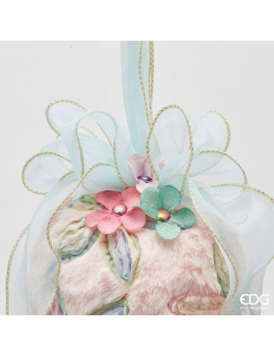 Uovo Decorativo di Pasqua con Fiocco da...