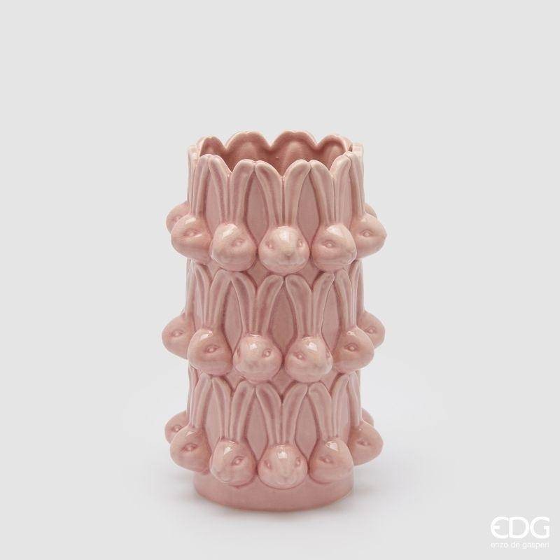 Vaso Conigli Easter H25 cm Rosa – EDG Enzo De Gasperi
