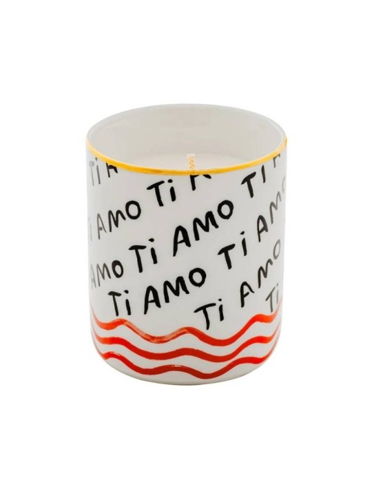 Candela Profumata “Ti Amo” in Mug di Porcellana – Bitossi Home