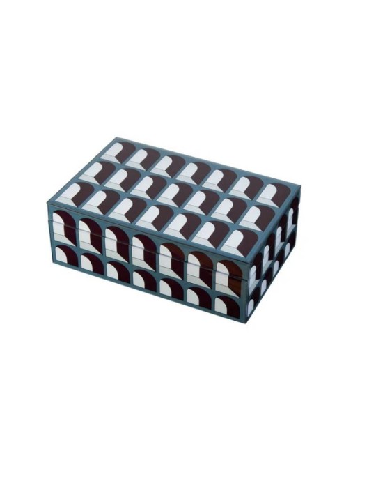 Cofanetto Portagioie Grande in Vetro L’Oca Nera – Design Moderno e Raffinato