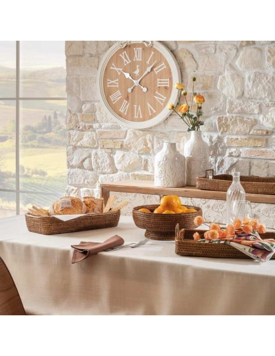 Cestino Tondo L’Oca Nera in Rattan – Eleganza...