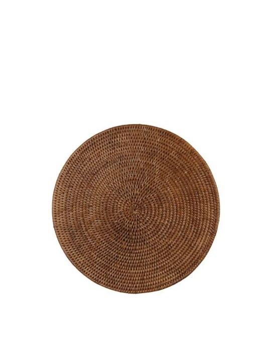 Tovaglietta Tonda L’Oca Nera in Rattan – Eleganza e Stile per la Tavola