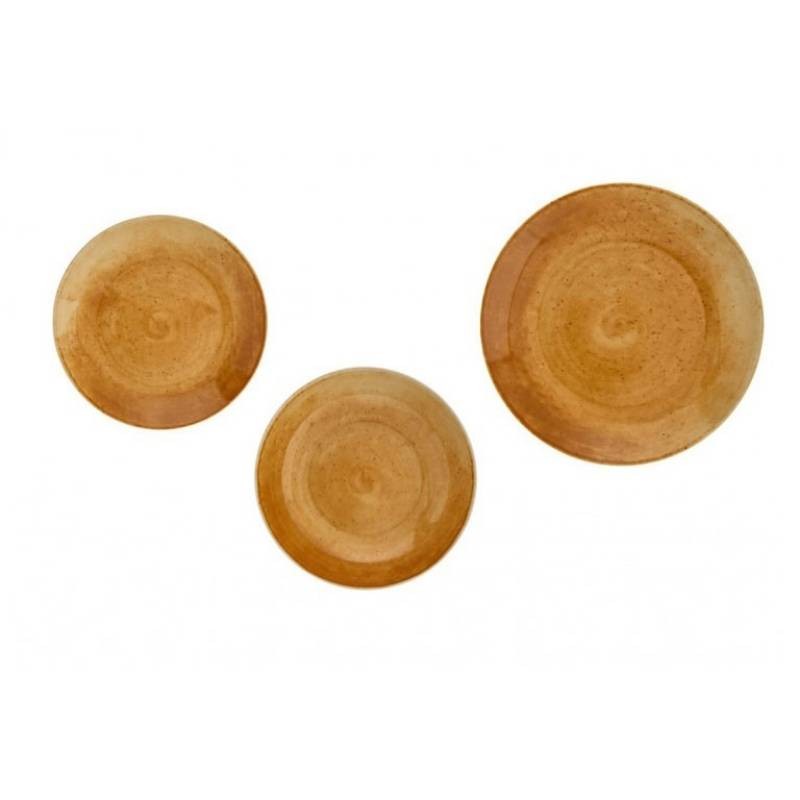 Servizio di Piatti Essential 18 pezzi Brandani in Porcellana Ambra – Eleganza Sobria per la Tavola