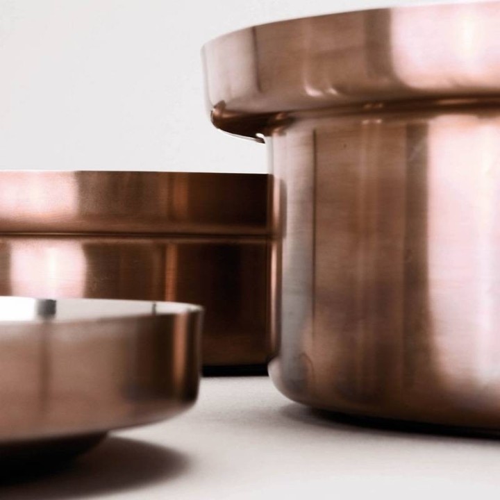 KnIndustrie Tegame Foodwear in acciaio bronzo Ø 26 cm