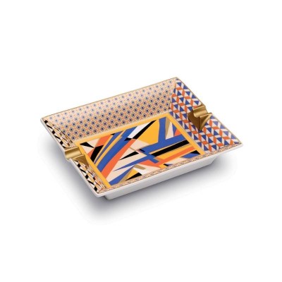 Posacenere Living Abstract in Porcellana – Pozzi Milano