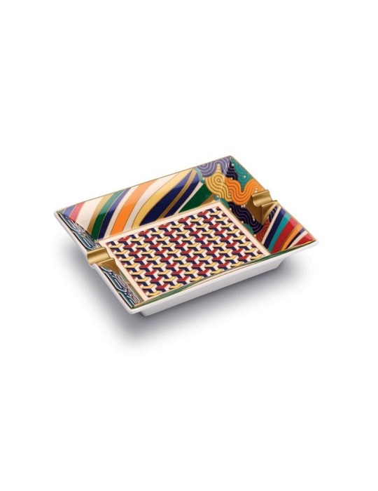 Posacenere Living Geometric in Porcellana – Pozzi Milano