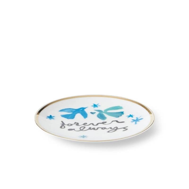 Piatto “FOREVER ALWAYS” in Porcellana Ø17 cm...