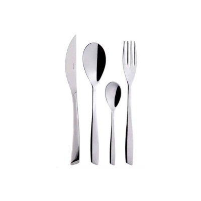 Set Posate Gaia Bugatti 24 Pezzi in Acciaio Inox 18/10