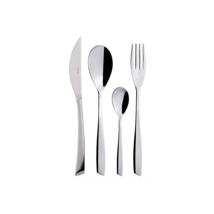 Bugatti Set di 24 posate Gaia in acciaio inox