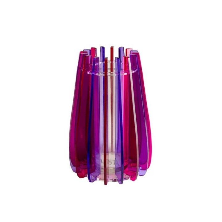 Vesta Vaso piccolo Iride fucsia alto 24 cm