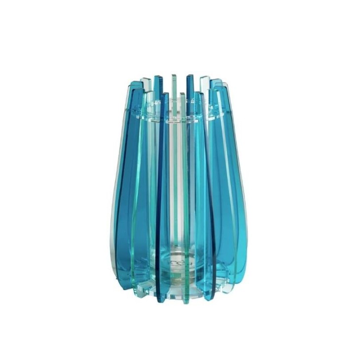 Vesta Vaso piccolo Iride blu alto 24 cm