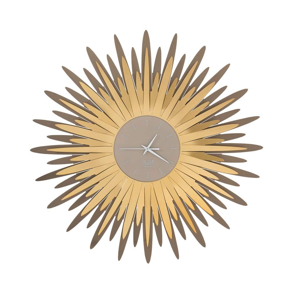 Arti e Mestieri orologio da parete Sting bronzo oro trasparente - Candida  Celiento