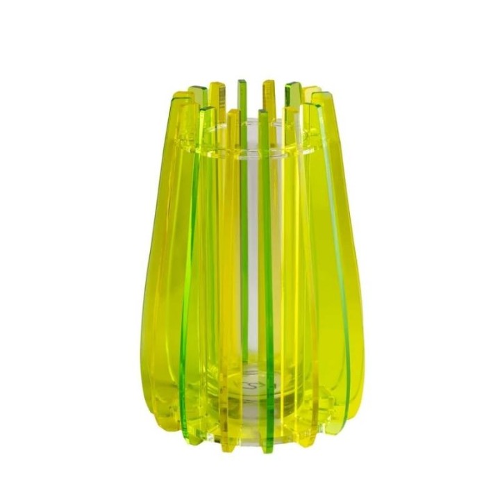 Vesta Vaso grande Iride verde alto 33 cm