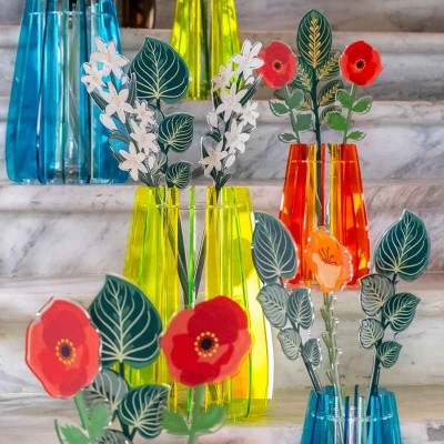 Vaso Grande Iride Verde Vesta Home – Vaso Decorativo... 2