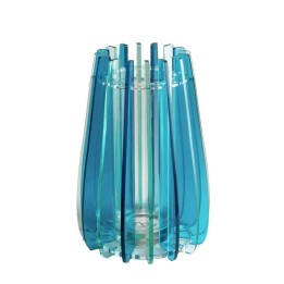 Vesta Vaso grande Iride blu alto 33 cm