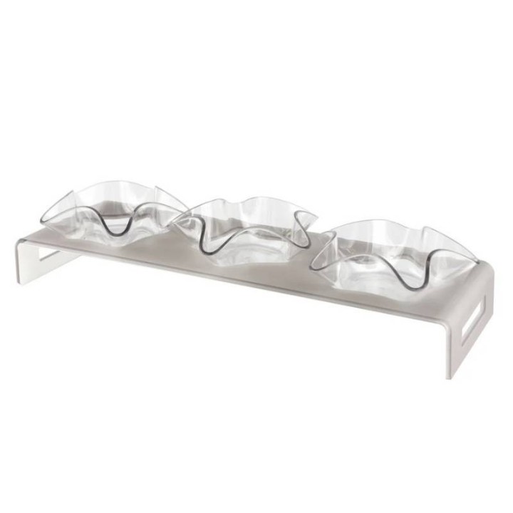 Vesta Antipastiera Happy Times con 3 ciotoline 44 × 14 cm