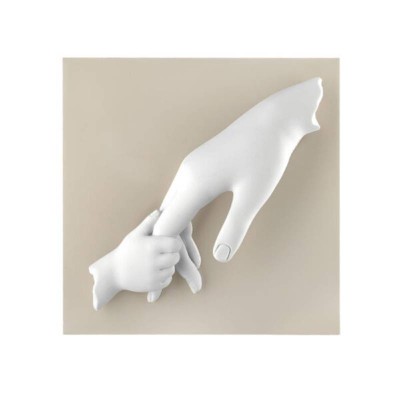 Quadretto Mani Mamma Bongelli Preziosi 15x15 cm in...