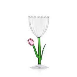 Ichendorf Milano Calice ottico Botanica con tulipano rosa