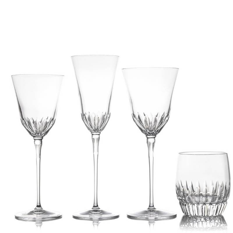 Servizio Bicchieri 38 Pezzi Julia Rubino VE.MA. in Cristallo – Eleganza Decisa per la Tavola