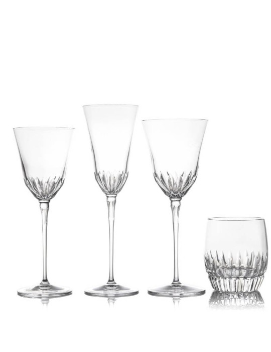 Servizio Bicchieri 38 Pezzi Julia Rubino VE.MA. in Cristallo – Eleganza Decisa per la Tavola