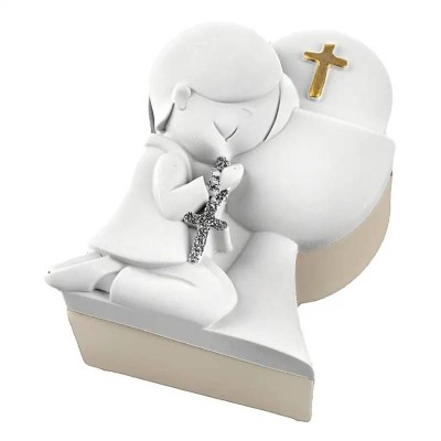 Scatolina Comunione Bimbo 8x6 Nocciola Bongelli Preziosi...