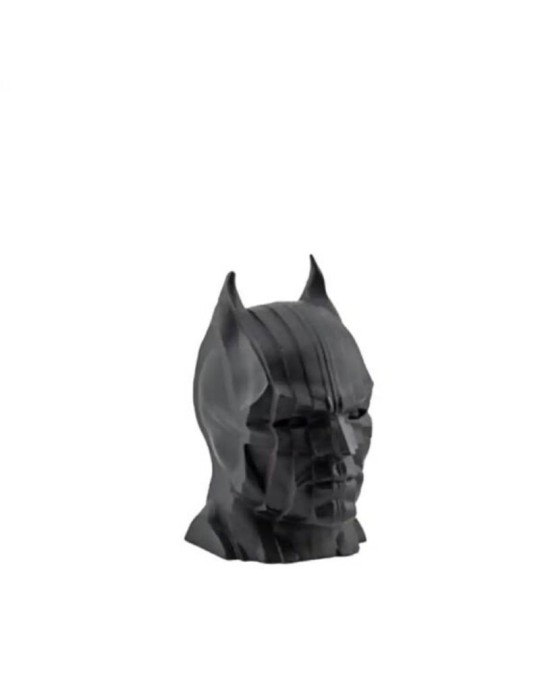 Scultura Batman Piccolo Chiaraela Testa Decorativa in Resina Nera