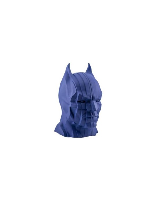 Scultura Batman Piccolo Chiaraela Testa Decorativa in Resina Cobalto