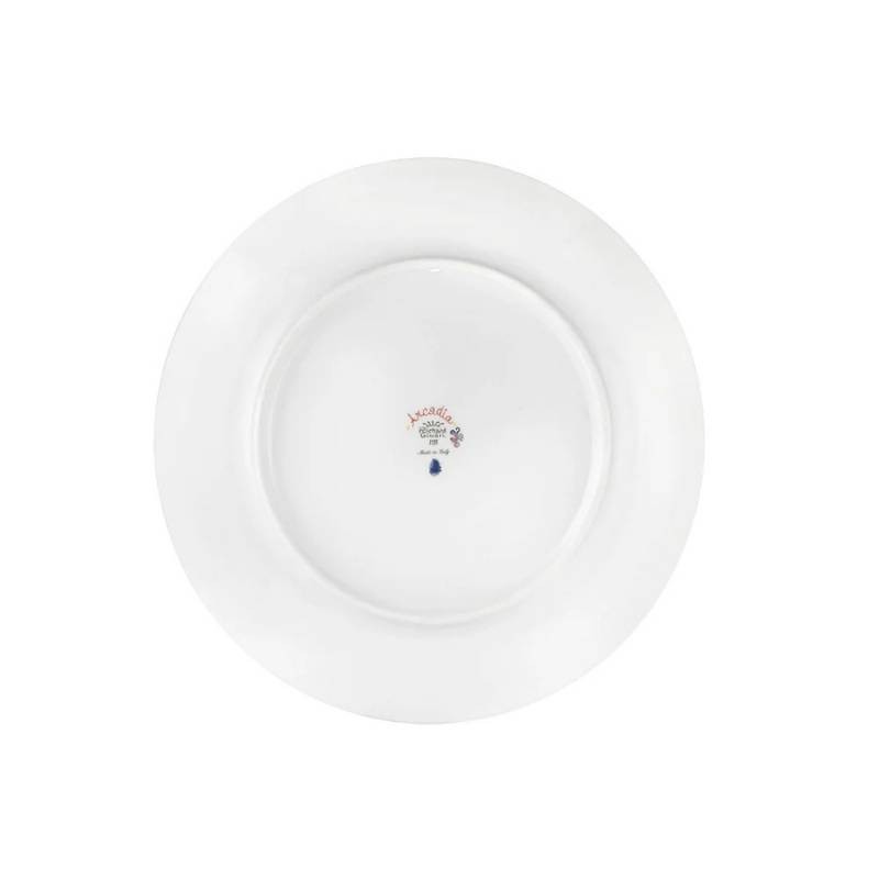 Piatto Segnaposto Arcadia Rosa in Porcellana...