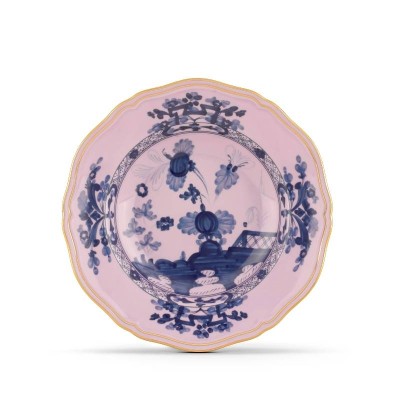 Piatto Fondo Azalea Oriente Italiano Ø24 cm in Porcellana...