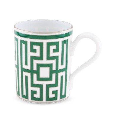 Mug Smeraldo Labirinto in Porcellana con Platino 365 ml –...