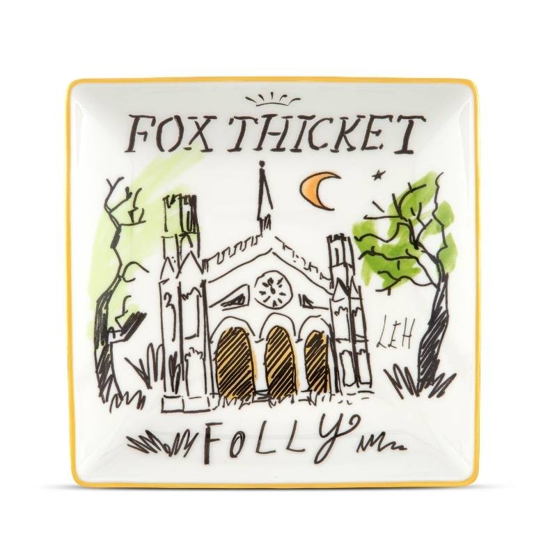 Svuotatasche Fox Thicket Folly in Porcellana...