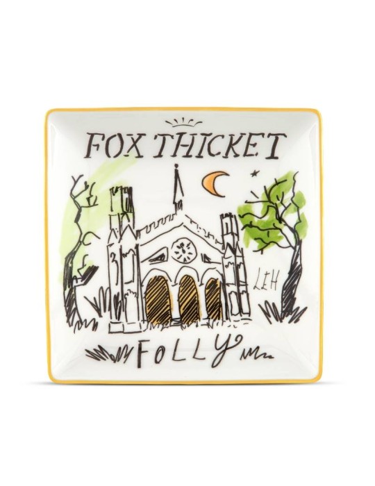 Svuotatasche Fox Thicket Folly in Porcellana...