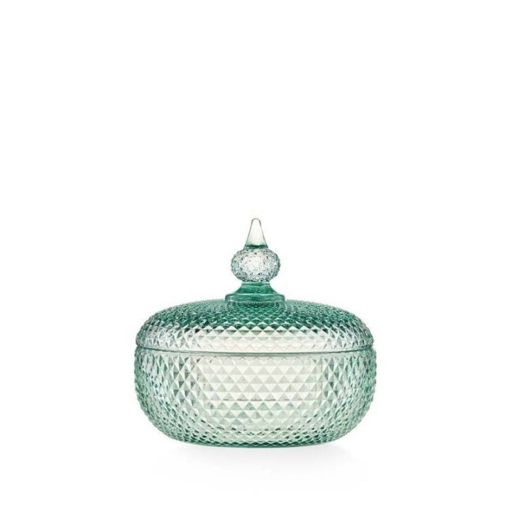 Emò Italia Scatola porta bonbon Convivium verde Ø 14 cm