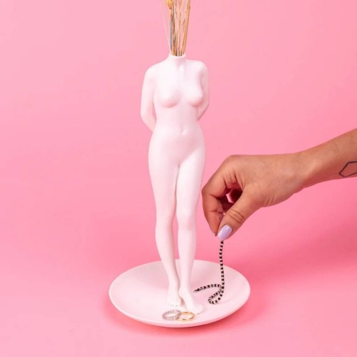 Seletti Vaso La Timida porcellana alto 26 cm