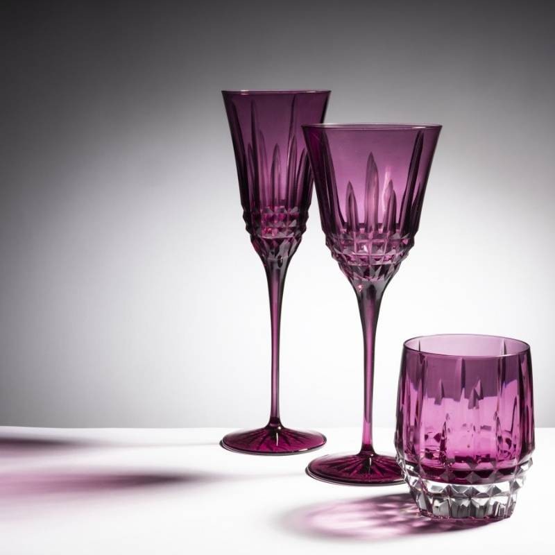 Set 2 Calici Gem Ametista 30 cl H23 cm – Vetro...