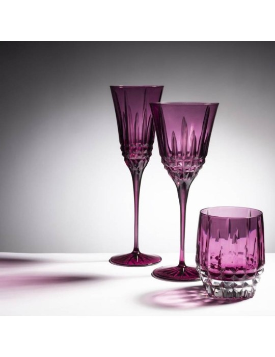 Set 2 Calici Gem Ametista 30 cl H23 cm – Vetro...