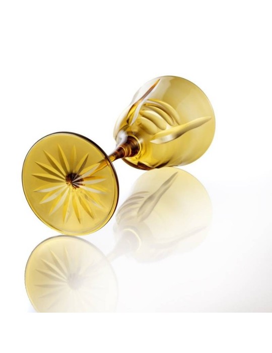 Set 2 Calici Gem Ambra 30 cl H23 cm – Vetro...