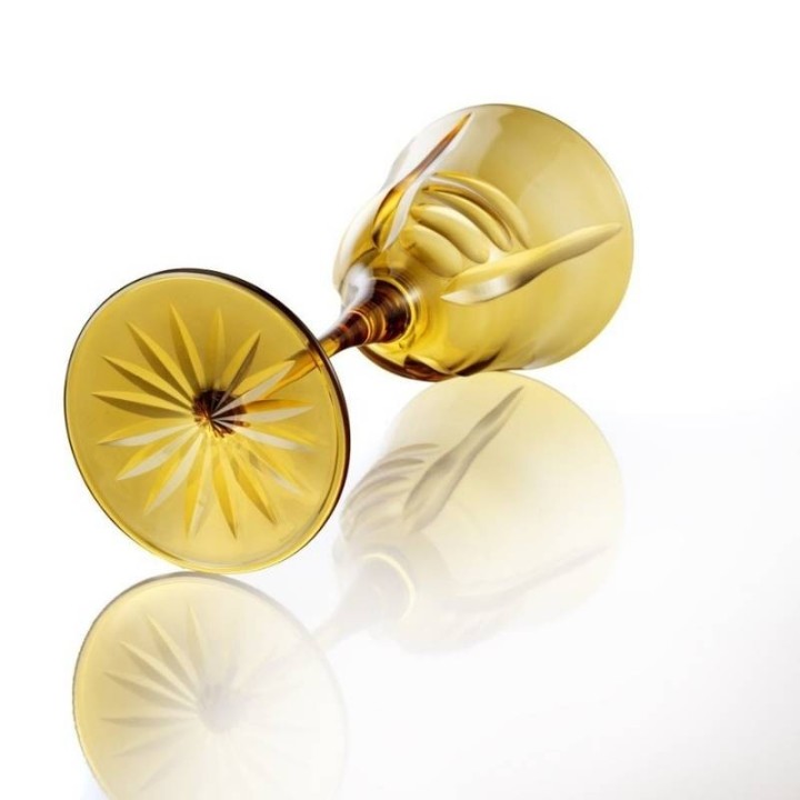 Weissestal Set di 2 calici Gem ambra da 30 cl
