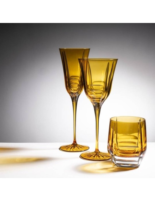 Set 2 Calici Gem Ambra 30 cl H23 cm – Vetro...