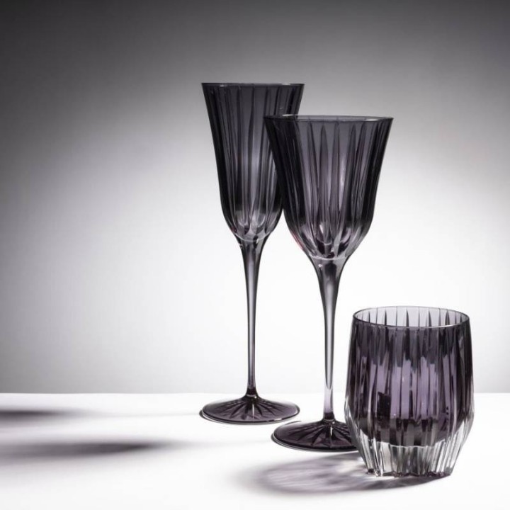 Weissestal Set di 2 calici Gem quarzo da 30 cl