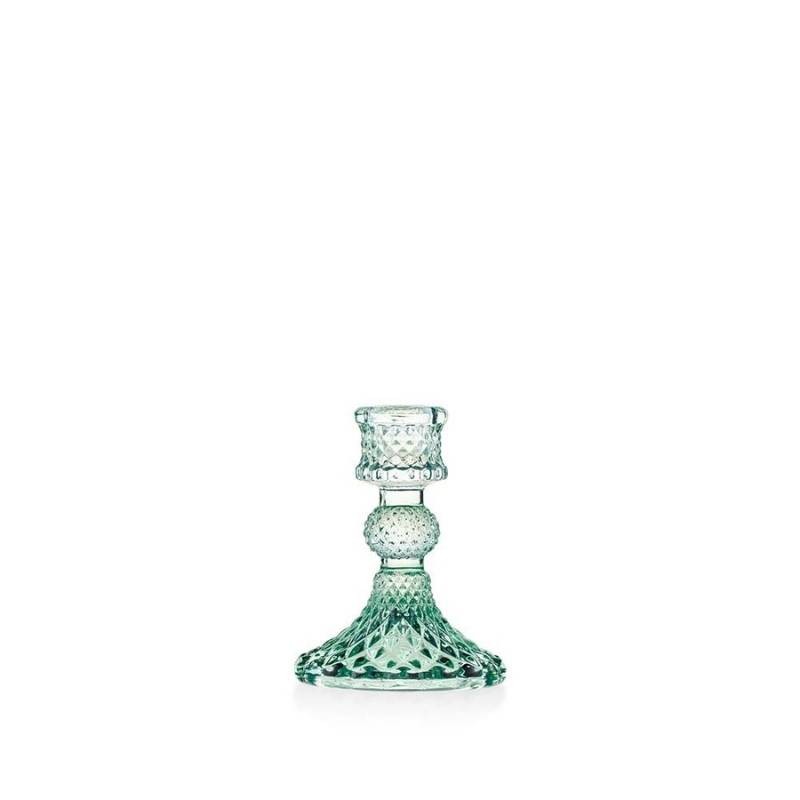 Candeliere Piccolo Verde Emò Italia Collezione Convivium 10,2 cm – Vetro Decorativo