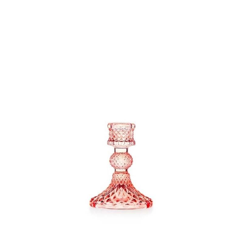 Candeliere Piccolo Cipria Emò Italia Collezione Convivium 10,2 cm – Vetro