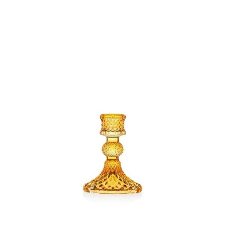 Emò Italia Candeliere Convivium ambra alto 10,2 cm